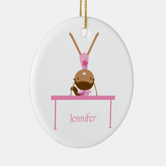 Aangepaste gymnastiek balans kinder versiering keramisch ornament (Rechts)