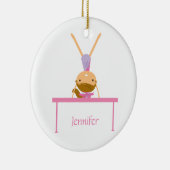 Aangepaste gymnastiek balans kinder versiering keramisch ornament (Rechts)