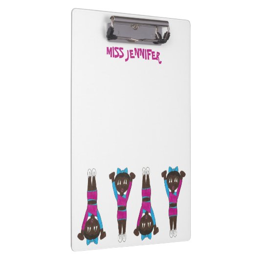 Aangepaste gymnastiek Coach Dance Acro Teacher Klembord (Rechts)