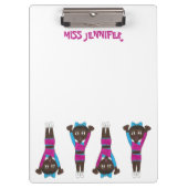 Aangepaste gymnastiek Coach Dance Acro Teacher Klembord (Voorkant)