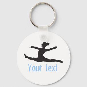 Aangepaste gymnastiek Dance Cheer Sleutelhangers
