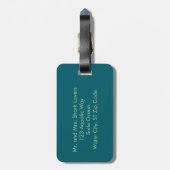 Aangepaste Haai Bagage Labels (Achterkant verticaal)