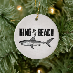 Aangepaste haaienbank King Keramisch Ornament
