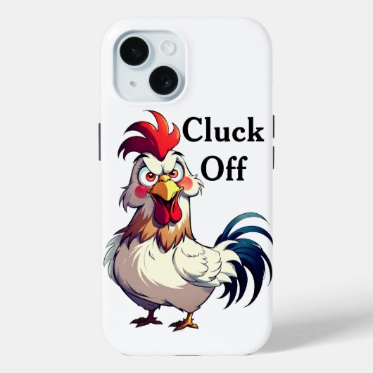 Aangepaste Haan Pun iPhone Case, Klik Uit Case-Mate iPhone Case (Achterkant)