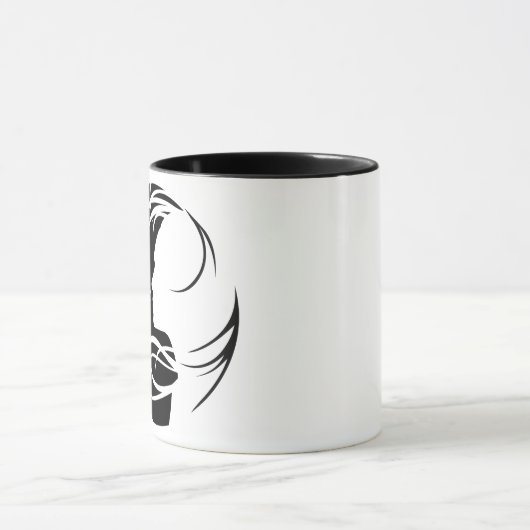 Aangepaste haarlijst mok (Midden)