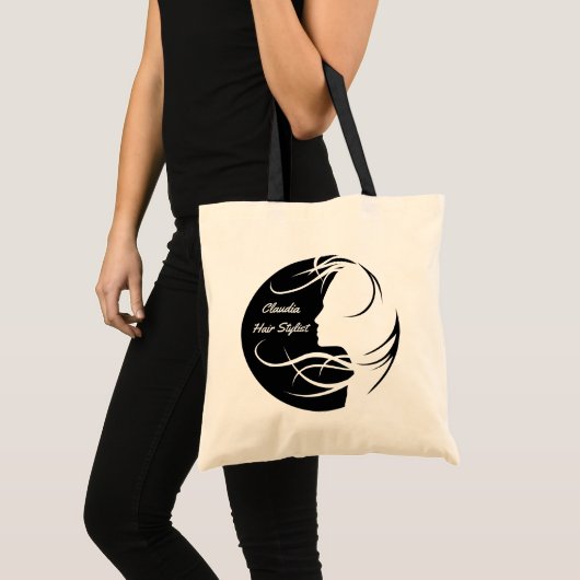 Aangepaste haarlijst tote bag (Voorkant (product))