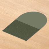 Aangepaste half gespikkelde Moss Arch Acryl Uitnod Acryl Uitnodigingen (Laagn)