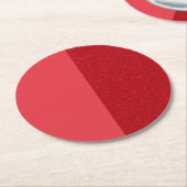 Aangepaste halfgeluids Tomat Rode Onderzetters (Se (Gebogen)