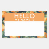 Aangepaste hallo mijn naam is stickers (Voorkant)