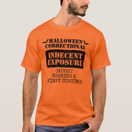 Aangepaste Halloween Correctional Inmate Group T-shirt