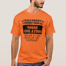 Aangepaste Halloween Correctional Inmate Group T-shirt