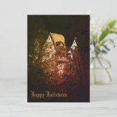 Aangepaste  Halloween feestuitnodiging Feestdagenkaart (Staand voorkant)