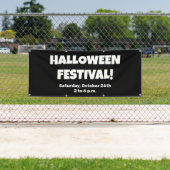 Aangepaste Halloween Festival Banner (Insitu)