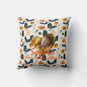 Aangepaste Halloween Kind's Pillow: Naam & Motivat Kussen (Achterkant)