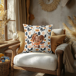 Aangepaste Halloween Kind's Pillow: Naam & Motivat Kussen
