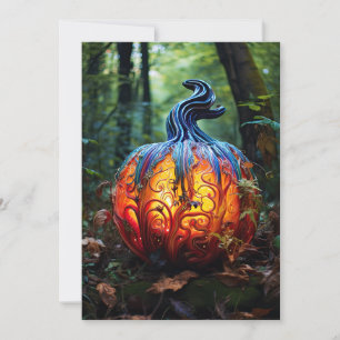 Aangepaste Halloween Party Fancy Pompoen Kaart