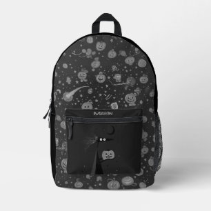 Aangepaste Halloween Rugzak met Spooky Pumpkin