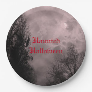 Aangepaste halloween Sky met Ravens Red Mist Bord