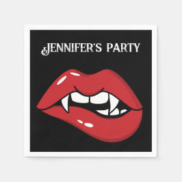 Aangepaste Halloween Vampire Servet