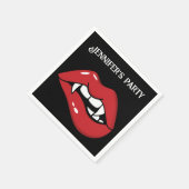 Aangepaste Halloween Vampire Servet (Hoek)