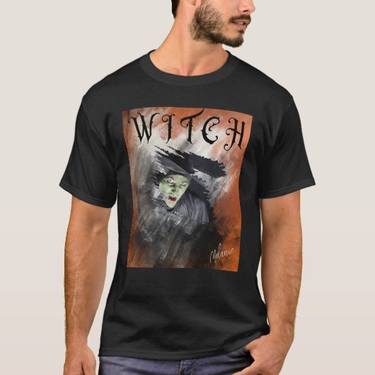 Aangepaste Halloween Witch Matching T-shirt (Voorkant)