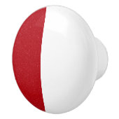 Aangepaste halve tomaat rode keramische trekknop knop (Rechts)