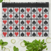 Aangepaste handdoek voor kaartspeler (Gevouwen)