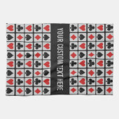 Aangepaste handdoek voor kaartspeler (Horizontaal)