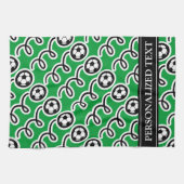 Aangepaste handdoek voor voetbal | Sportthema (Horizontaal)