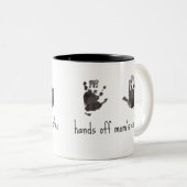 Aangepaste handdrukken Funny Mam Tweekleurige Koffiemok (Voorkant rechts)