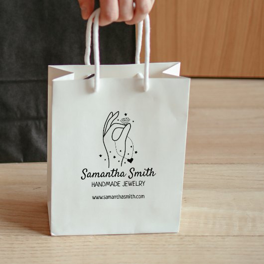 Aangepaste handgemaakte juwelen, groot 	rubberstempel