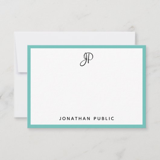 Aangepaste handgeschreven eenvoudige Sjabloon van  (Voorkant)