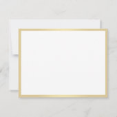 Aangepaste handgeschreven Sjabloon Gold Script Tex (Achterkant)