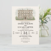 Aangepaste handgetekende illustratie van de locati kaart (Staand voorkant)