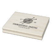 Aangepaste handheld - groot 	rubberstempel (Stempel)