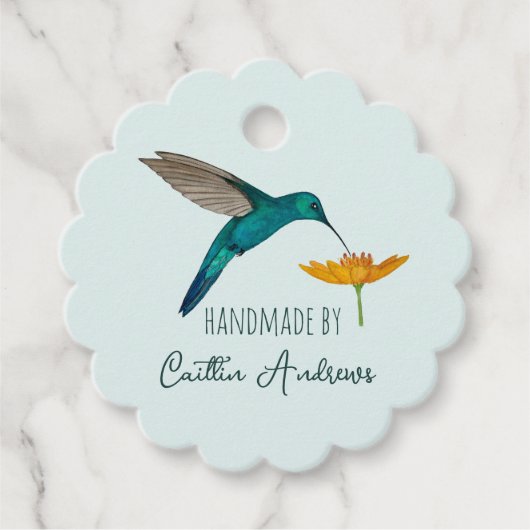 Aangepaste handleiding bedankjes labels (Voorkant)