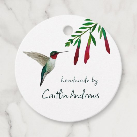 Aangepaste handleiding bedankjes labels (Voorkant)