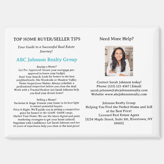 Aangepaste handleiding voor kopers of verkopers va magneet (Voorkant)