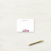 Aangepaste handmatige tekstbloemen Waterverf Post-it® Notes (Op bureau)