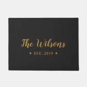 Aangepaste handscriptfamilienaam aangepast deurmat (Voorkant)