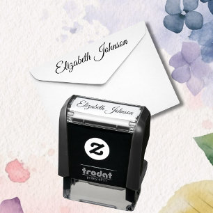 Aangepaste handtekening aangepast  zelfinktende stempel