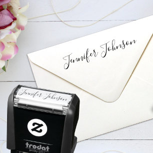 Aangepaste handtekening Aangepaste zelfinkend stem Zelfinktende Stempel