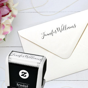 Aangepaste handtekening Aangepaste zelfinkend stem Zelfinktende Stempel