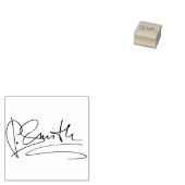 Aangepaste handtekening rubberstempel (Gestempeld)