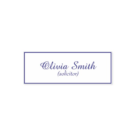 Aangepaste Handtekening Stempel (Design)