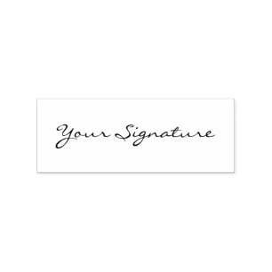 Aangepaste handtekeningstempel rubberstempel