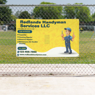 Aangepaste Handyman Zakelijke Promotie Omheining Spandoek