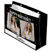 Aangepaste Happy Birthday cadeautas voor haar (Voorkant Gekanteld)