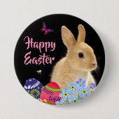 Aangepaste Happy Easter Button (Voorkant)