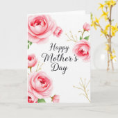 Aangepaste Happy Mother's Day kaart – Persoonlijk  (Gele Bloem)